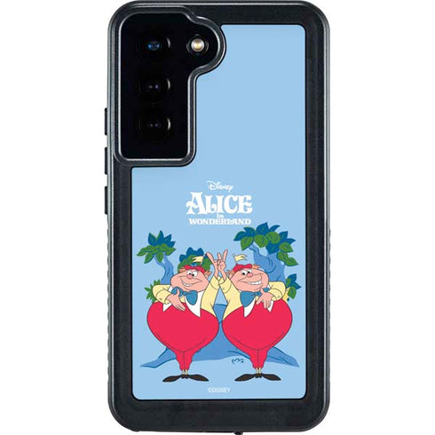 Disney Alice in Wonderland Tweedle Dee and Tweedle Dum Galaxy S24 Waterproof Case